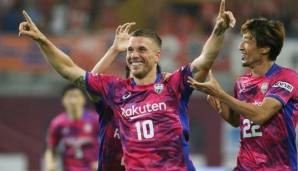 Lukas Podolski könnte Vissel Kobe in Richtung Mexiko verlassen.