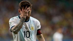 Lionel Messi musste sich mit Argentinien den starken Kolumbianern geschlagen geben.