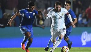 Im Testspiel gegen Nicaragua siegten Messi und Co. mit 5:1.