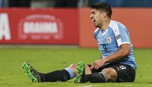 Luis Suarez kann sich mit Uruguay noch den Sieg in der Gruppe C sichern.