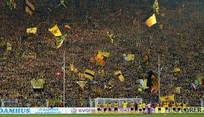 10. Platz: Borussia Dortmund (Bundesliga) - 68,2 Prozent (116 Siege in 170 Spielen).