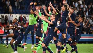 6. Platz: Paris Saint-Germain (Premier League) - 72,1 Prozent (137 Siege in 190 Spielen).