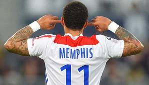 Hatte eine schwierige Zeit in seiner Jugend und startete dann durch: Mepmphis Depay von Olympique Lyon.