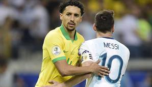 Brasiliens Innenverteidiger Marquinhos hat verraten, dass er während des Halbfinals in der Copa America gegen Argentinien (2:0) mit einer Magen-Darm-Erkrankung zu kämpfen hatte.