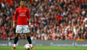 Platz 1: Cristiano Ronaldo - Manchester United - Alter: 23 - GES: 91 - POT: 94.
