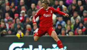Platz 11: Fernando Torres - FC Liverpool - Alter: 24 - GES: 88 - POT: 90.