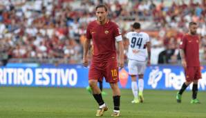 Platz 19: Francesco Totti mit 13 Vorlagen per Ecke für AS Rom.