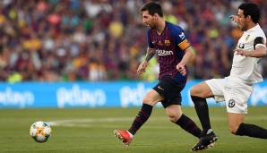 Platz 1: Lionel Messi (FC Barcelona) - 64 Tore.