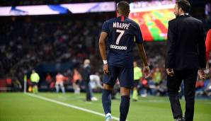 Kylian Mbappe (Paris Saint-Germain): Auch der Superstar fehlt verletzt. Mbappe erlitt beim 4:0-Heimsieg von PSG gegen den FC Toulouse einen Muskelfaserriss.
