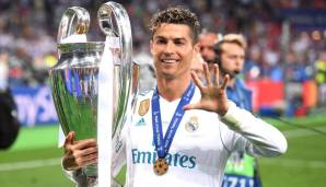 Rekord-Titelträger: Ronaldo gewann als erster Spieler die Champions League 5-mal (4-mal Real Madrid, 1-mal Manchester United). Im Sommer 2022 zogen einige ehemalige Real-Kollegen wie Karim Benzema oder Toni Kroos mit ihm gleich.