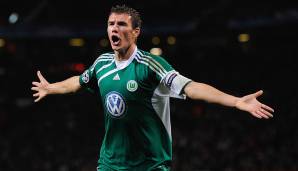 Platz 13: Edin Dzeko (Bosnien und Herzegowina, VfL Wolfsburg) mit 12 Punkten
