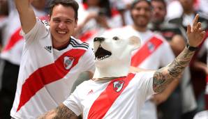 Scharfe Zähne, große Party: In Lima ließen es die River-Fans zwar ordentlich krachen....