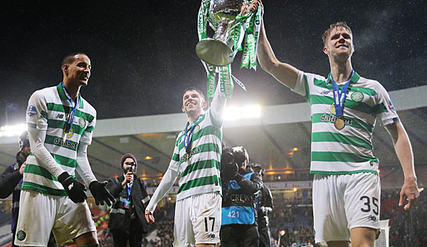 Celtic Glasgow hat den Ligapokal in Schottland gewonnen.