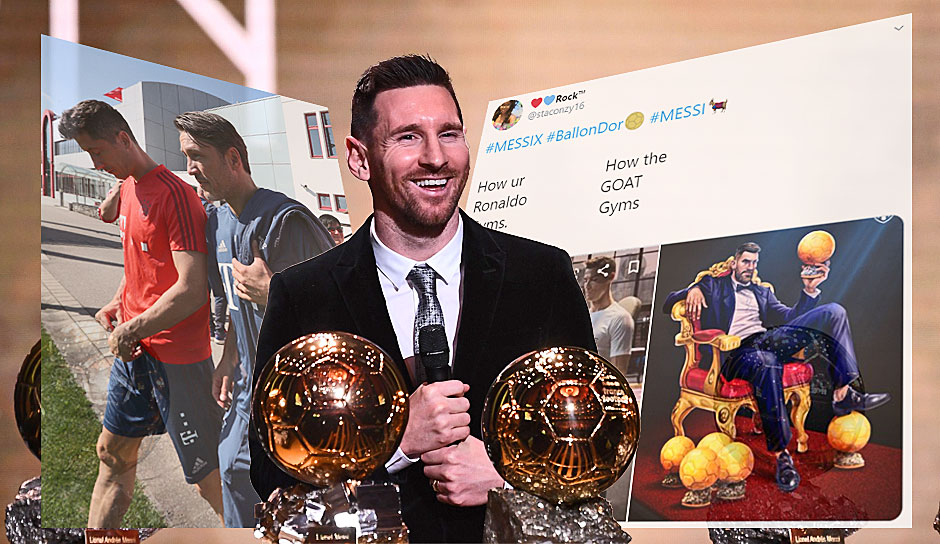 Lionel Messi ist nicht nur Weltfußballer 2019, er hat auch den Ballon d'Or gewonnen. Für weitaus mehr Wirbel sorgte zumindest in Deutschland aber der achte Platz für Robert Lewandowski. Das sind die Netzreaktionen zum Ballon d'Or 2019.