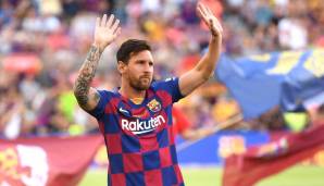 Platz 2: Lionel Messi (FC Barcelona/Argentinien) - 509 Stimmen. Tatsächlicher Platz: 1.