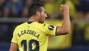 Platz 10: u.a. Santi Cazorla (FC Villarreal) - 10 Assists