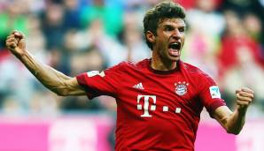 Platz 4: Thomas Müller (FC Bayern München) - 134 Assists.