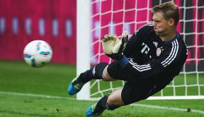 Platz 18: Manuel Neuer (FC Schalke 04, FC Bayern) – 25,00 Prozent gehaltene Elfmeter (10 von 40).
