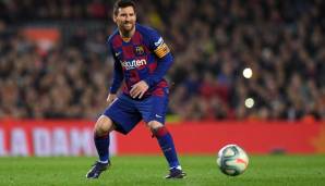 Platz 3: Lionel Messi (FC Barcelona) - 3170 Fehlpässe in 343 Spielen.