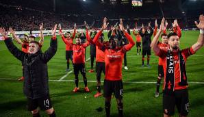 Platz 33: Stade Rennes - 131 Spiele ohne Gegentor.