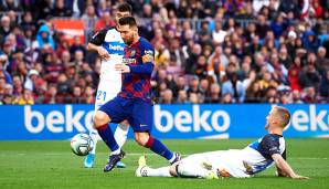 Platz 2: Lionel Messi (FC Barcelona) - 1090-mal gefoult in 521 Spielen