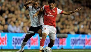 Platz 25: Carlos Vela (FC Arsenal, West Bromwich, Real Sociedad) - 659-mal gefoult in 280 Spielen