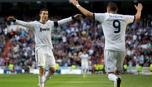 Platz 23: Cristiano Ronaldo & Karim Benzema (Real Madrid, 2013/14): 48 Tore.