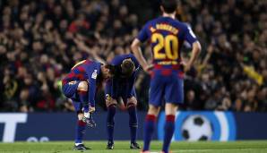 Platz 2: FC Barcelona - 4 Niederlagen in 39 Spielen.