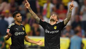Platz 8 - Paco Alcacer (Borussia Dortmund): 31,2 Prozent - 5 Tore bei 16 Schüssen in 11 Spielen.