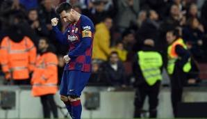 PLATZ 1: Lionel Messi (FC Barcelona) – 260 Siege aus 343 Ligaspielen.
