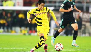 Platz 17: SHINJI KAGAWA (Borussia Dortmund, Manchester United, Real Saragossa) - 14 Second Assists.