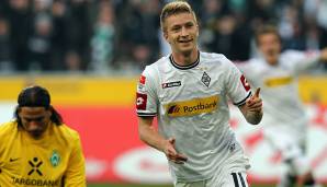 Platz 14: Marco Reus (Borussia Mönchengladbach, Borussia Dortmund) - 186 Scorerpunkte (122 Tore, 64 Assists) in 260 Spielen.