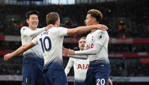 Platz 21 - 61 Tore: Harry Kane, Dele Alli, Heung-Min Son (Tottenham Hotspur) – 2016/17.
