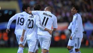 Platz 21 - 61 Tore: Gonzalo Higuain, Cristiano Ronaldo, Karim Benzema (Real Madrid) – 2009/10.