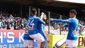 Platz 25 - 60 Tore: Dries Mertens, Lorenzo Insigne, Jose Callejon (SSC Neapel) – 2016/17.