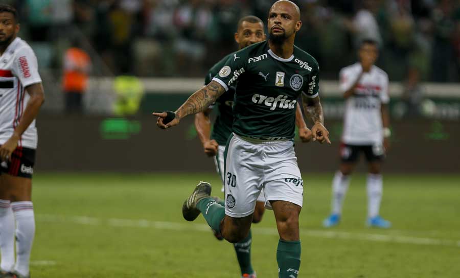 Elf Platzverweise: Felipe Melo (Palmeiras) - sechsmal glatt Rot.