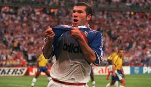 MITTELFELD: Zinedine Zidane (Frankreich).