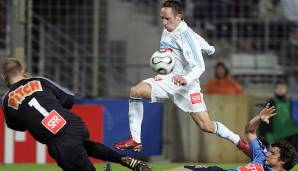 PLATZ 13: FRANCK RIBERY – von 2005 bis 2007 für OLYMPIQUE MARSEILLE aktiv. Wurde nach seinem Wechsel zum FC Bayern ein Weltstar. 38 PROZENT der Marseille-Fans wünschen sich, dass er nie gegangen wäre.