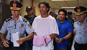 Ronaldinho wurde in Paraguay festgenommen.