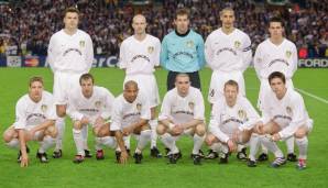 Leeds United stand im Mai 2001 im Halbfinale der Champions League gegen den FC Valencia und scheiterte mit 0:0 und 0:3 - sechs Jahre später spielte der Klub in der dritten englischen Liga. Die Aufstellungen von Leeds' bis heute letztem CL-Spiel.