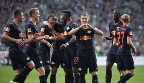 Platz 3: RB Leipzig - 23 Jahre, 106 Tage im Durchschnitt am 21.9.2019 gegen Werder Bremen (3:0-Sieg).