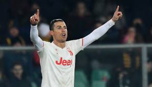 PLATZ 1: Cristiano Ronaldo (Juventus Turin, Real Madrid) - 78 Kopfballtore.