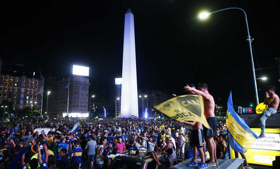 In Buenos Aires herrschte nach dem Spiel Partystimmung: Die ganze Stadt schien auf den Beinen.