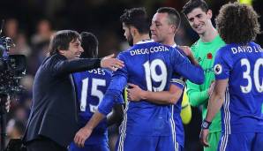 Hatten in ihren gemeinsamen Jahren beim FC Chelsea Probleme miteinander: Antonio Conte und Stürmer Diego Costa.