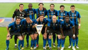 Inters Meisterteam von 2009. Mit dabei: Zlatan Ibrahimovic und Mario Balotelli.