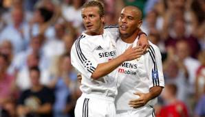 David Beckham und Ronaldo spielten einst gemeinsam für "Los Galacticos" Real Madrid.