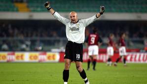 CRISTIANO LUPATELLI (Torwart) in seiner Zeit bei Chievo Verona (2001-2003).