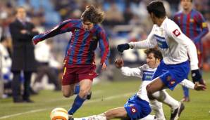 Platz 19: Lionel Messi (FC Barcelona) – damaliges Alter: 18. Gesamtstärke von 78. Damals noch unbekannt sollte er später zum größten Fußballer in Barcas Vereinsgeschichte werden. Heute zaubert er für PSG.