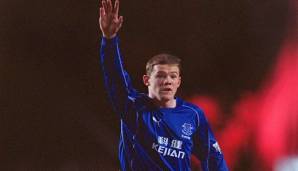 Platz 15: Wayne Rooney (FC Everton) am 17. August 2002 – Alter: 16 Jahre, 9 Monate, 24 Tage