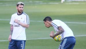 In der argentinischen Nationalmannschaft schnürt er nach wie vor mit Messi die Schuhe.